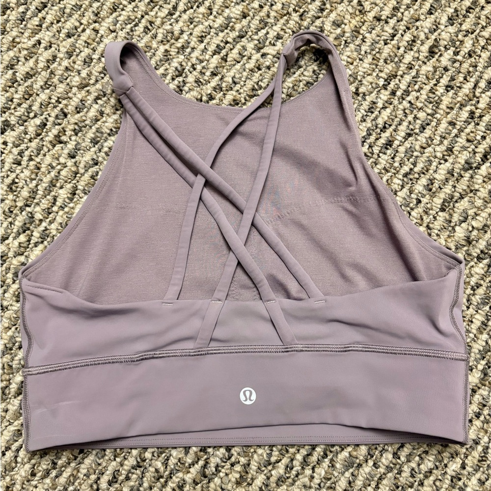 lululemon athletica Energy Longline High Neck bra Violet Verbena 10